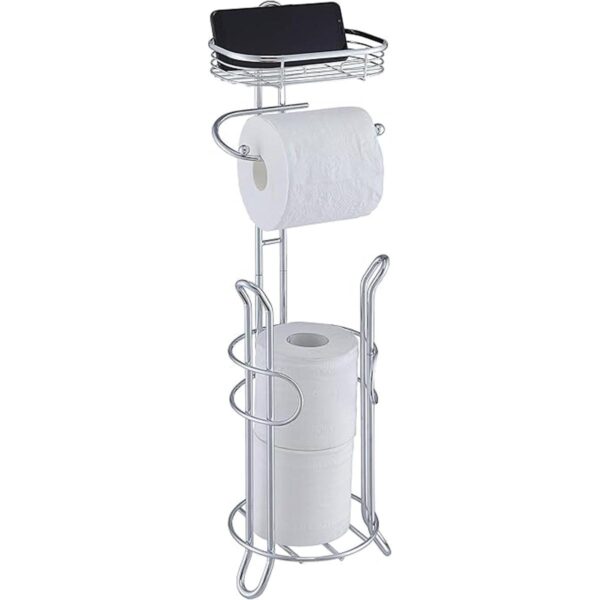 SunnyPoint Soporte de papel higiénico pesado para baño con