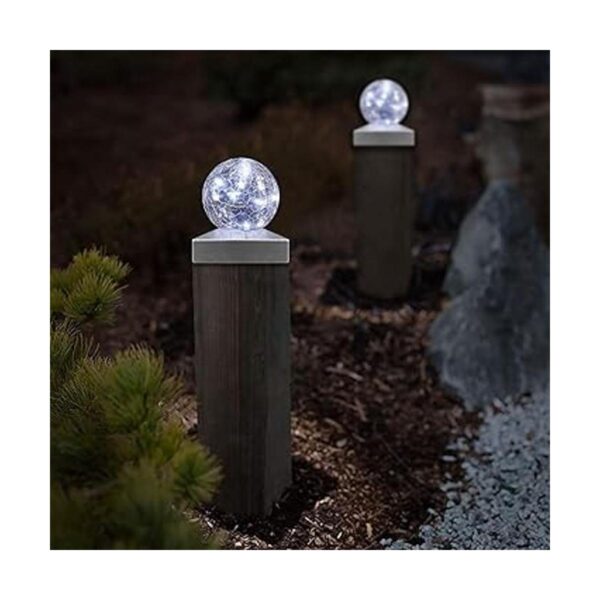 SunnyPark Luces solares para poste de luz 4 x 4_5