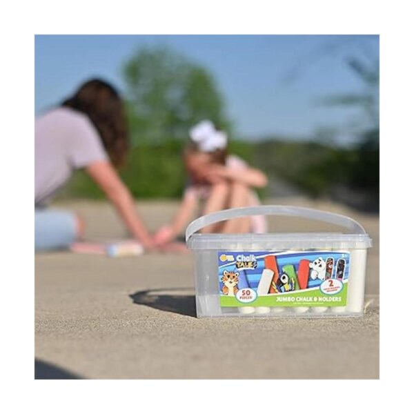 Sunny Days Entertainment Cubo de tiza 50 piezas con