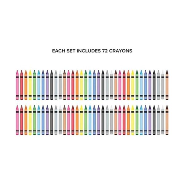 Sunny Decals Mini Crayons Juego de 72 mini crayones con 9_4