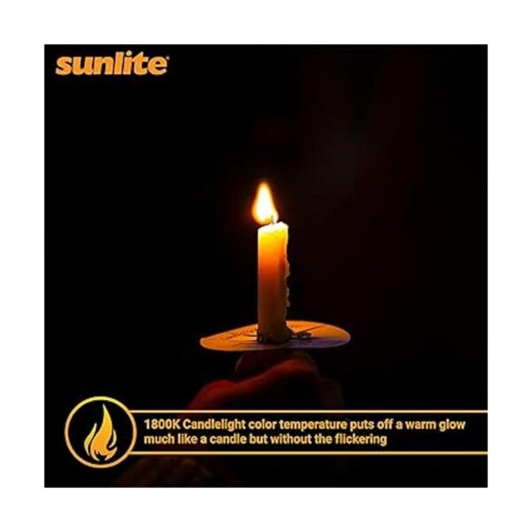 Sunlite 41519 Bombilla LED de filamento CA11 con punta de_6