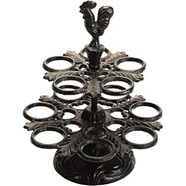 Sungmor Soporte de huevos de hierro fundido resistente_1