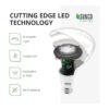 Sunco Lighting Paquete de 24 bombillas LED BR30 luces de_3