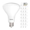 Sunco Lighting Paquete de 24 bombillas LED BR30 luces de_1