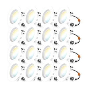 Sunco Lighting Paquete de 16 luces LED de 4 pulgadas que_1