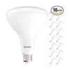 Sunco Lighting Paquete de 16 bombillas LED BR40 luz de_1