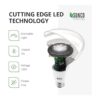 Sunco Lighting Paquete de 16 bombillas LED BR40 luz de_3