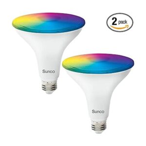 Sunco Lighting PAR38 Bombillas LED inteligentes_1