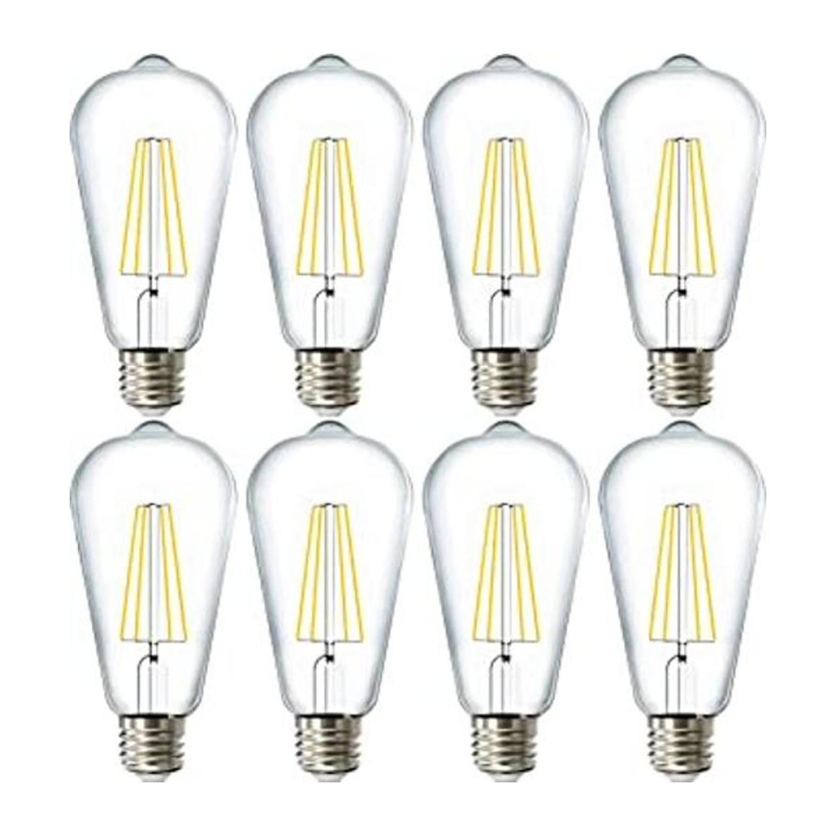 Sunco Lighting Bombillas LED Edison vintage equivalente a