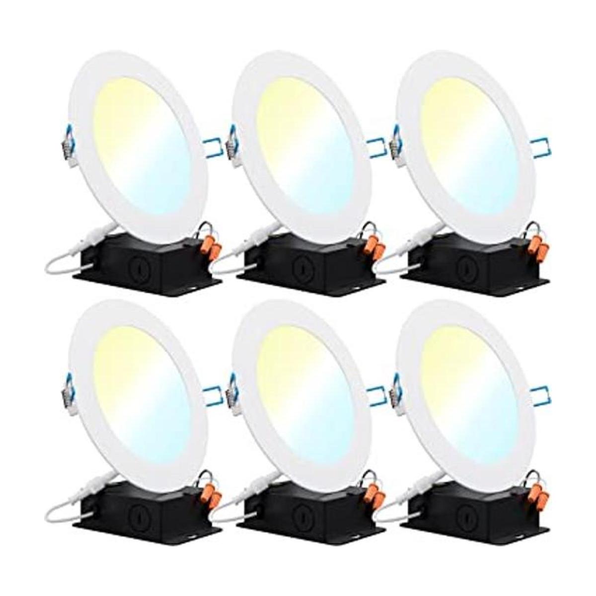 Sunco Lighting Luces de techo LED empotrables ultrafinas