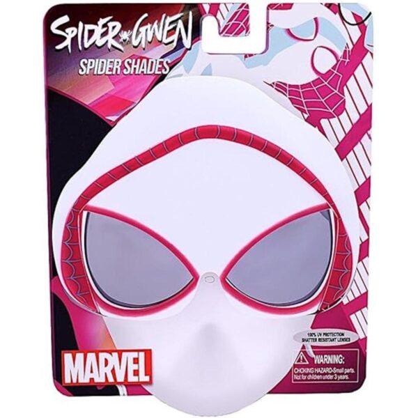 SunStaches Gafas de sol de disfraz SpiderGwen para fiesta_2