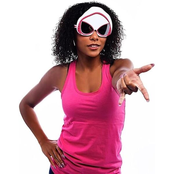 SunStaches Gafas de sol de disfraz SpiderGwen para fiesta_3