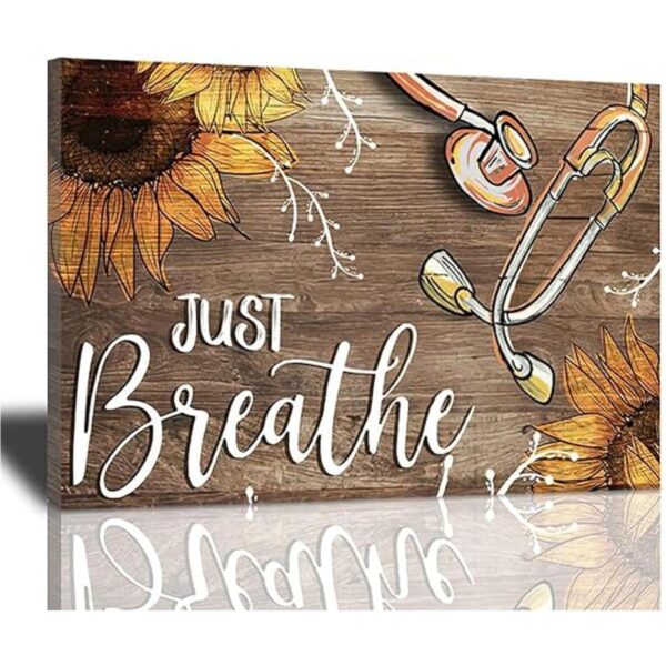 Sunator Just Breathe Lienzo decorativo para pared_1