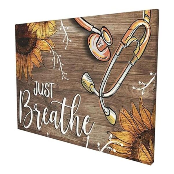 Sunator Just Breathe Lienzo decorativo para pared_5