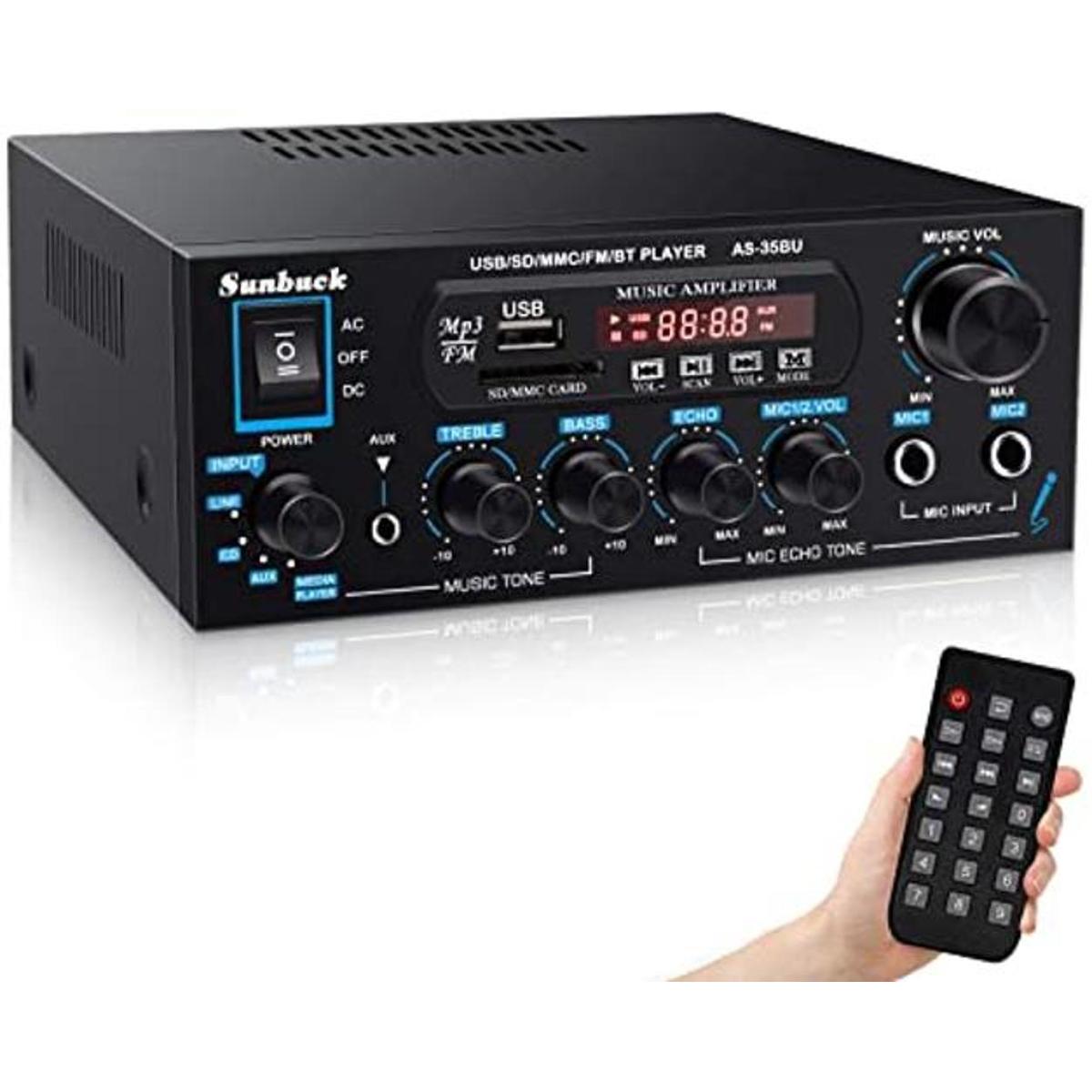 Sunbuck Amplificadores de audio Bluetooth inalámbricos