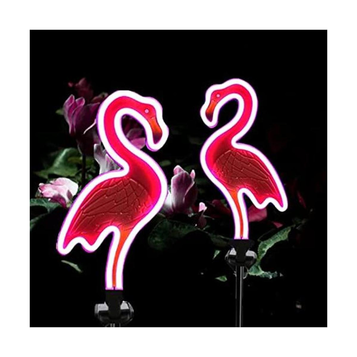 SunKite Flamingo Luces solares de neón para exteriores