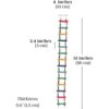 SunGrow Puente de escalera para pájaros ayuda a las aves