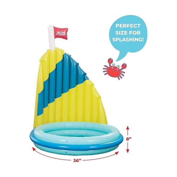 SunSmart Shade N Play Piscina inflable para niños con_4