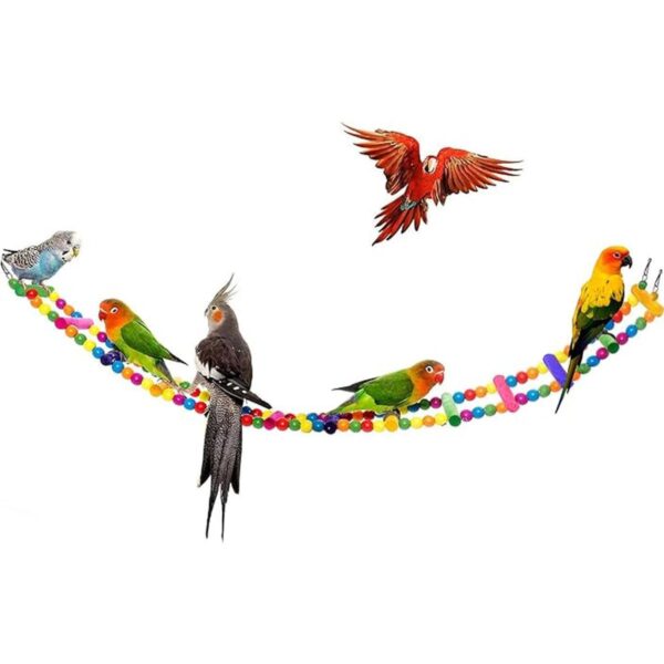 SunGrow Puente de escalera para pájaros ayuda a las aves