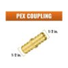 SunGATOR 12 unidades PEX 12 pulgadas de acoplamiento