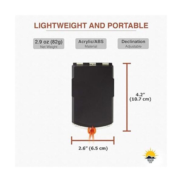 Sun Company ProSight Brújula de mapa con declinación