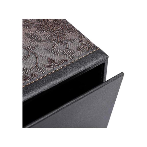 Sumnacon Elegante soporte para caja de pañuelos de piel