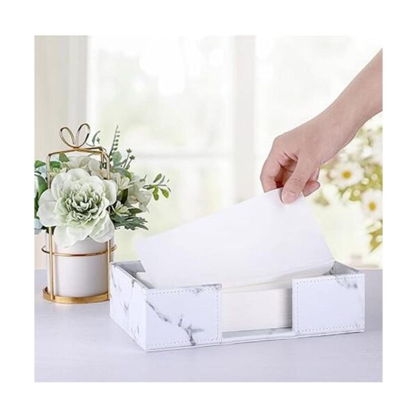 Sumnacon Servilletero rectangular para mesa de comedor