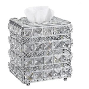 Sumnacon Cubierta cuadrada de cristal para caja de