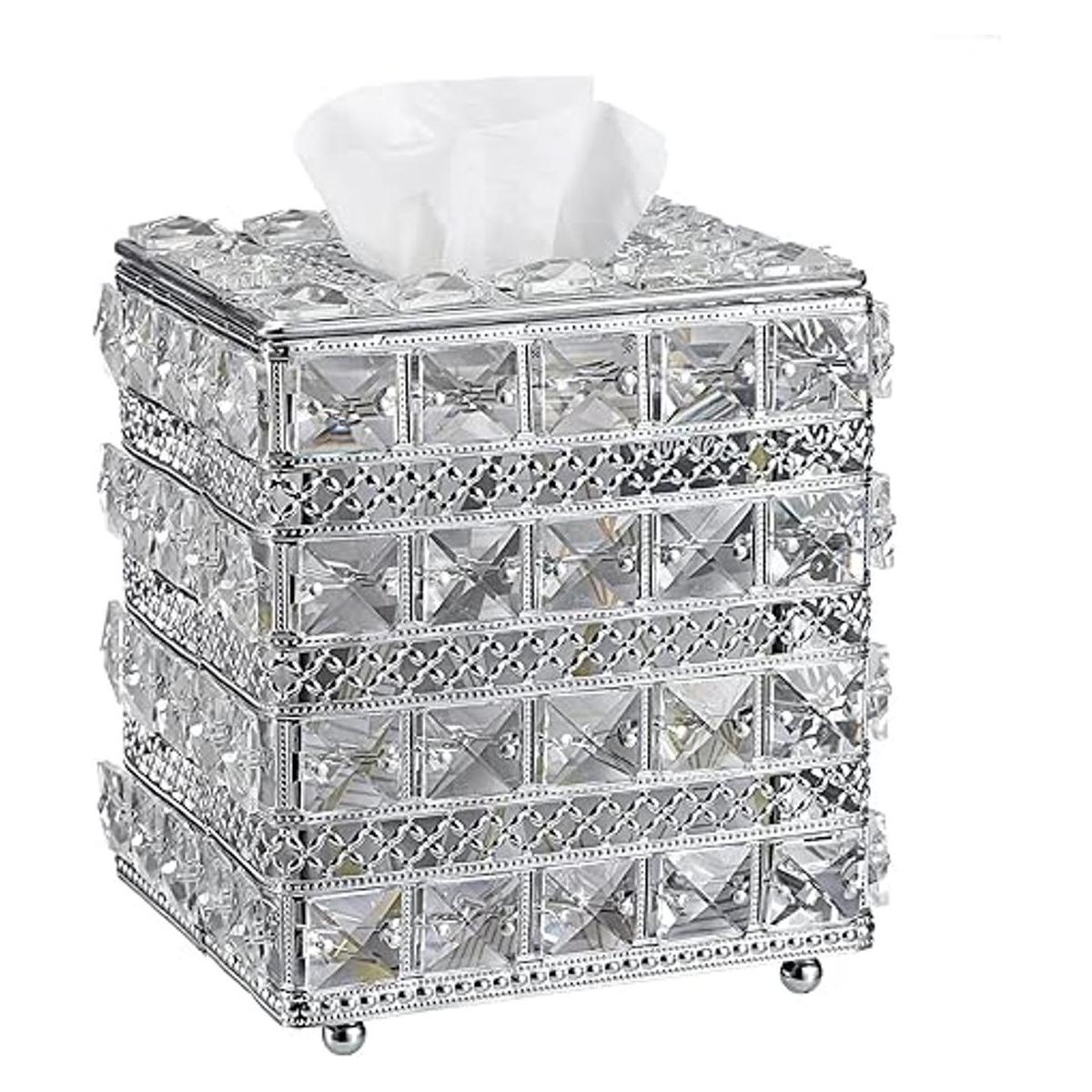 Sumnacon Cubierta cuadrada de cristal para caja de