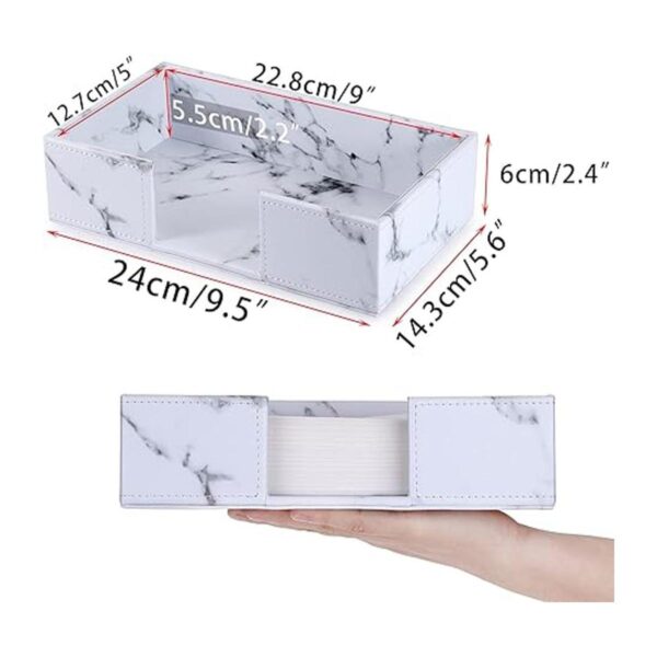 Sumnacon Servilletero rectangular para mesa de comedor