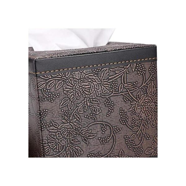 Sumnacon Elegante soporte para caja de pañuelos de piel