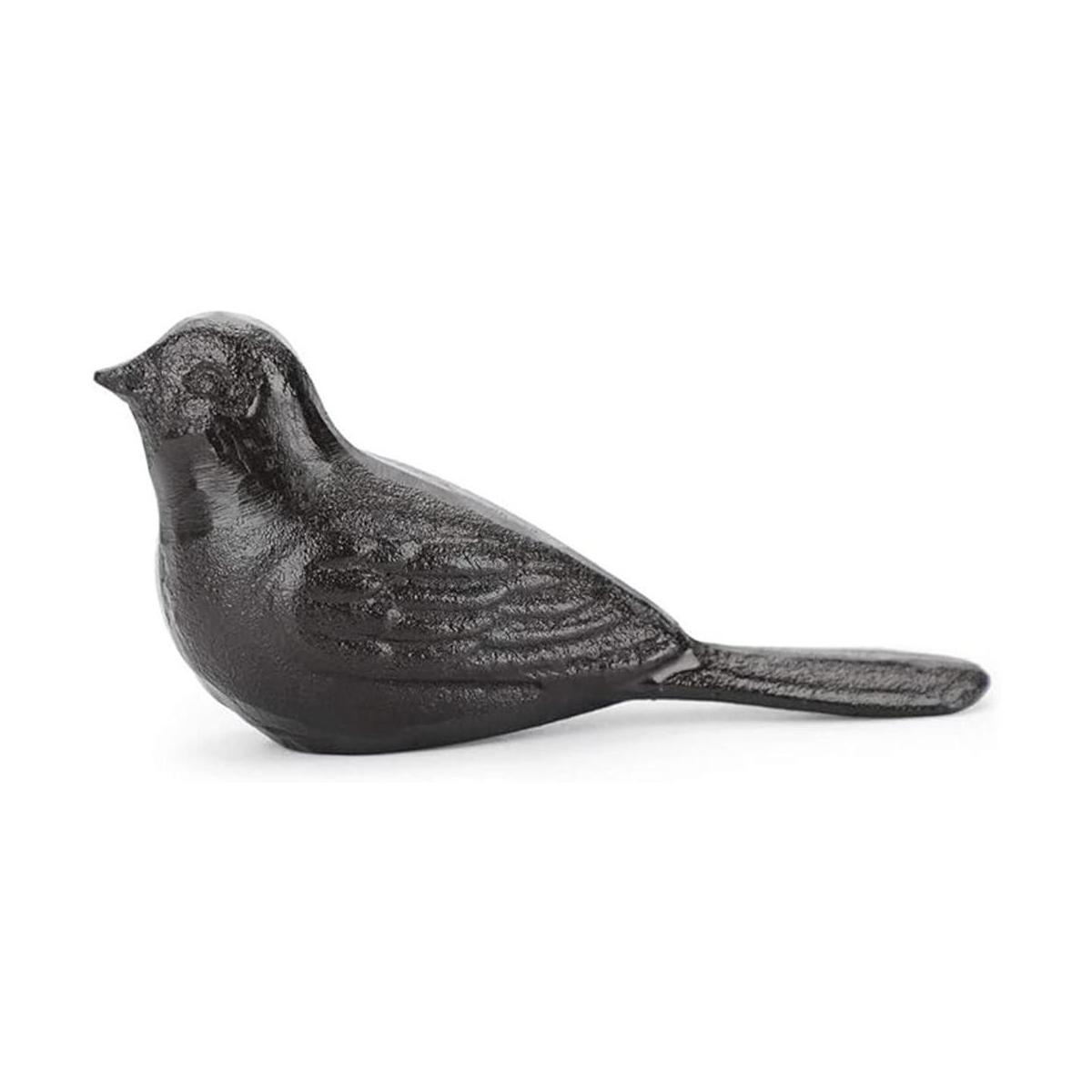 Sumnacon Tope de puerta de hierro fundido para pájaros
