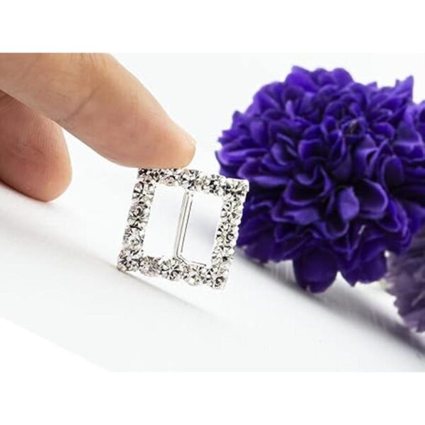 SummerRay 25 hebillas cuadradas con diamantes de_3