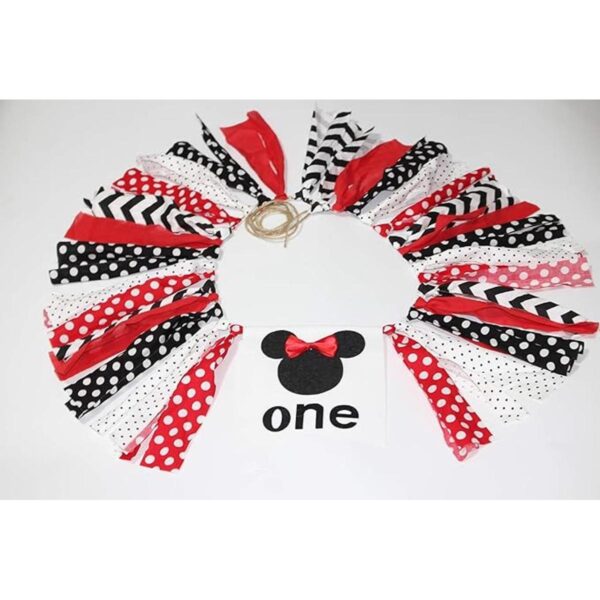 Suministros para decoración de fiesta de Minnie Mouse de_5