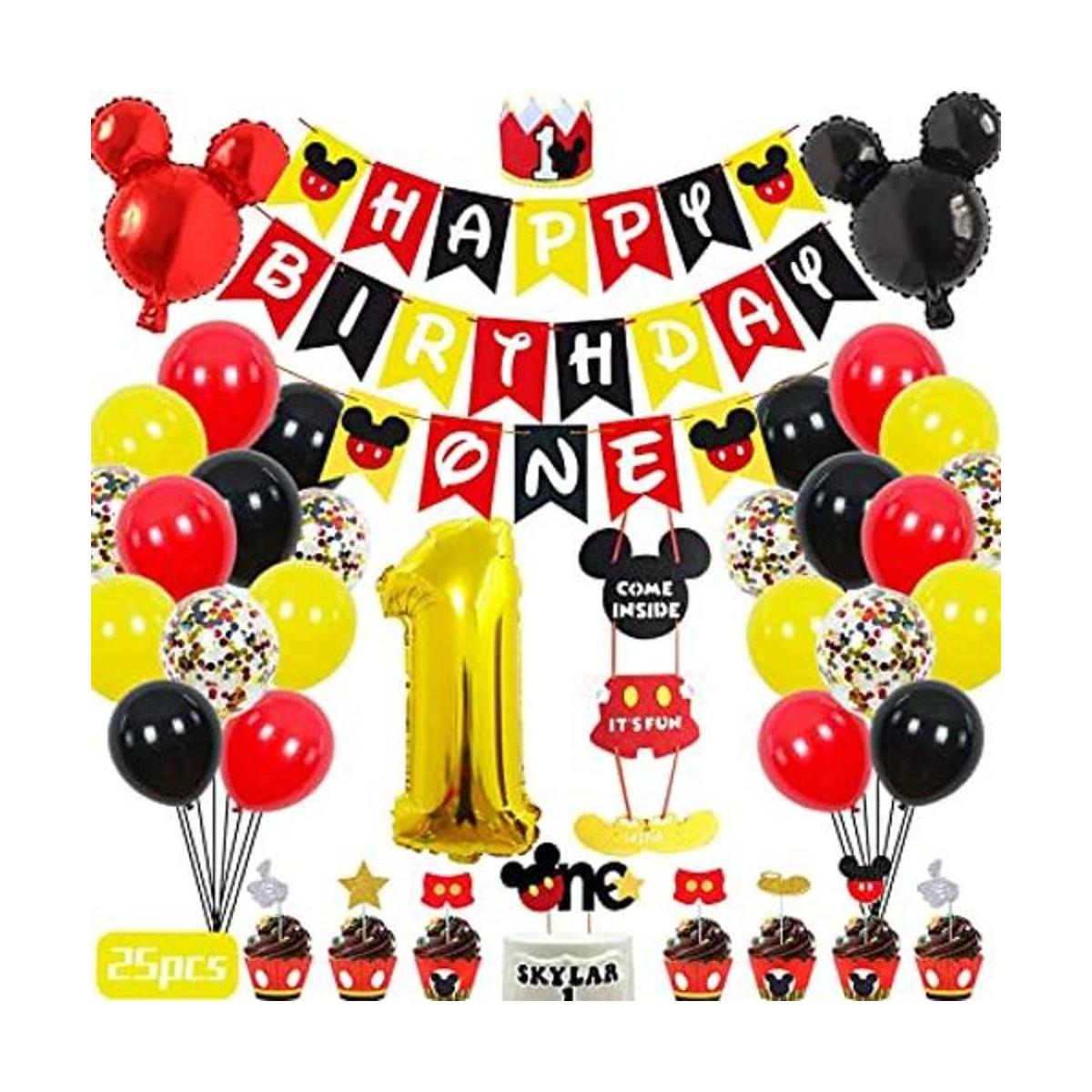 Suministros de decoración para fiesta de primer cumpleaños