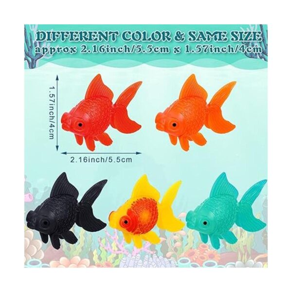 Sumind 30 piezas de peces flotantes falsos de plástico