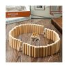 Sumind Puente de madera para mascotas 2 piezas de puente