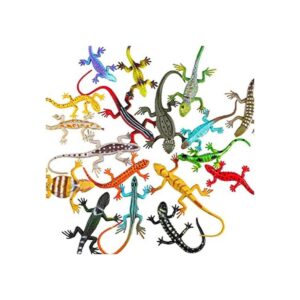 Sumind Juguetes de lagarto de plástico de 18 piezas_1