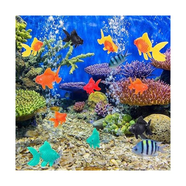Sumind 30 piezas de peces flotantes falsos de plástico