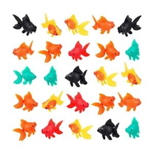 Sumind 30 piezas de peces flotantes falsos de plástico