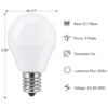 SumVibe Bombilla LED E17 equivalente a 5 W 50 W blanco_2