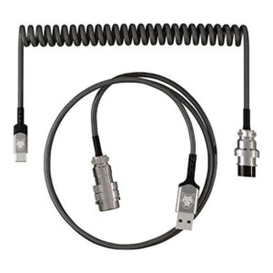 SubZERO Gaming Cable de teclado mecánico en espiral doble_1