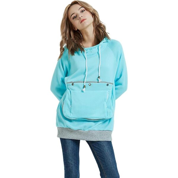 Sudadera con capucha de manga larga para mascotas con_1