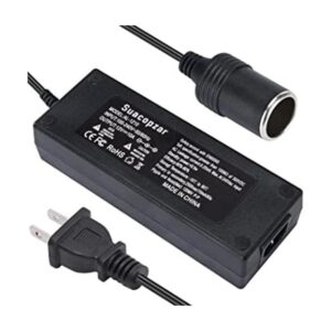 Suacopzar Adaptador de corriente de coche de 12 V 10 A