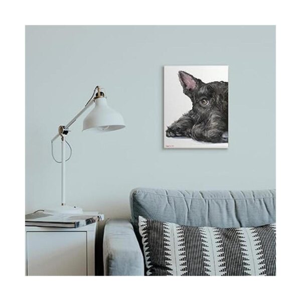 Stupell Industries Sleepy Scottish Terrier Retrato_2