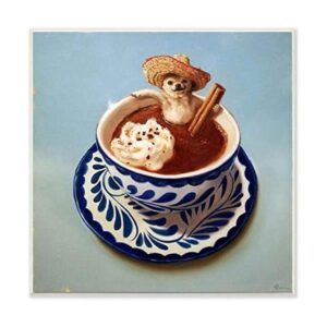 Stupell Industries Chihuahua Hot Chocolate Pet Humor Café_1