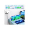 Stuffcool Cargador rápido de 20 W USB C con carga rápida