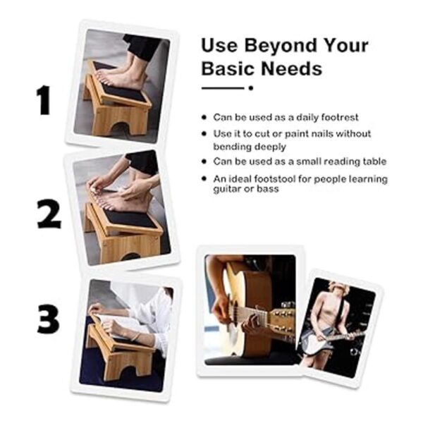 StrongTek Reposapiés ajustable para debajo del escritorio_6