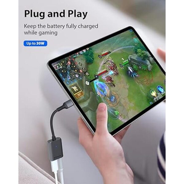 Stouchi Adaptador de auriculares y cargador USB C a 0.138_5