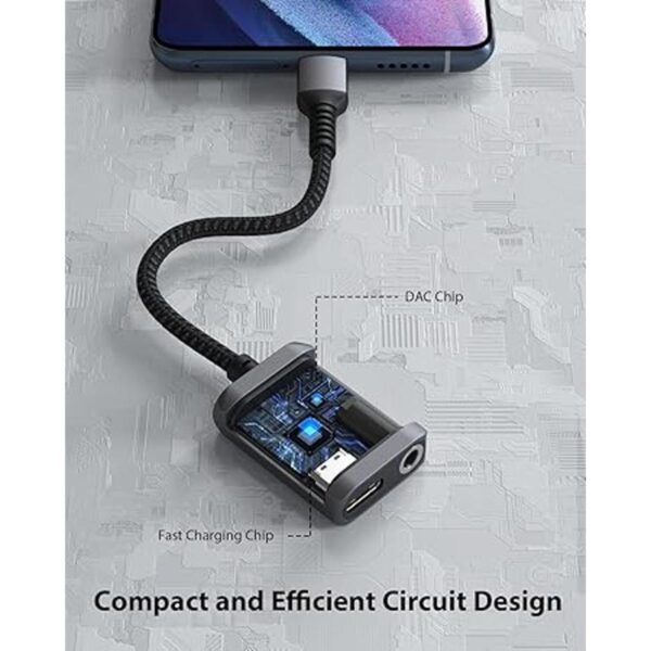 Stouchi Adaptador de auriculares y cargador USB C a 0.138_4